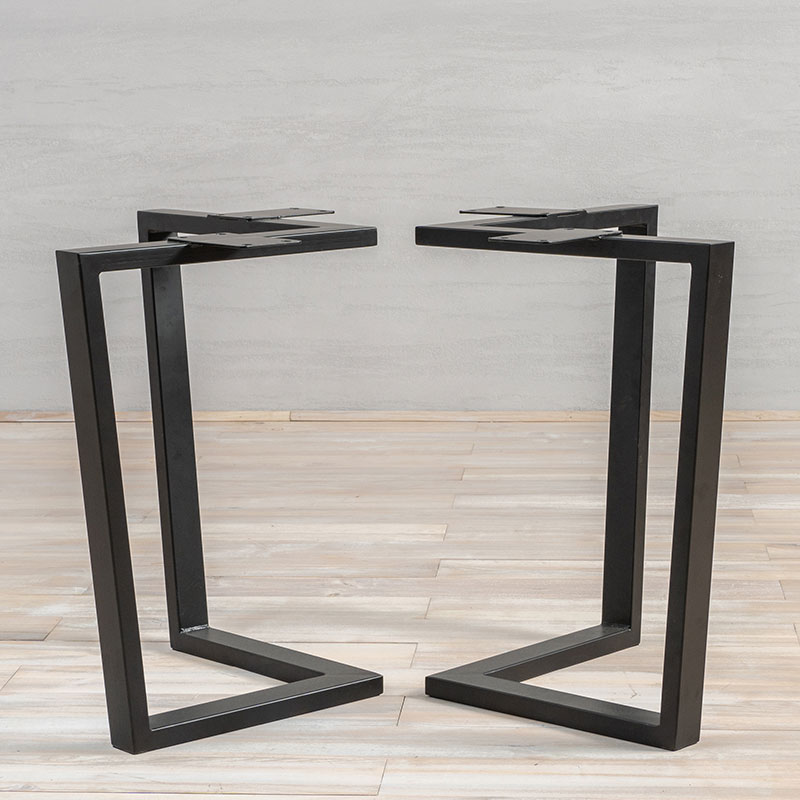 Metal Table Legs Book Shape